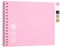 Vienrose 28,5 x 20,5 cm Fotoalbum zum Selbstgestalten und Einkleben mit 40 Seiten, Hardcover Kraftpapier Spiralalbum Scrapbook, DIY Sammelalbum für Hochzeit, Geburtstag, Jahrestag, Rosa