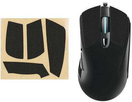 kwmobile Gaming Maus Grip Tape kompatibel mit Logitech G403 Maus - Rutschfestes Griffband für PC Maus - Schwarz