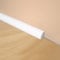 Garniture flexible quart de rond auto-adhésive en caoutchouc pour carrelage - Blanc - 3 m