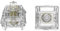 Gateron Magnetic Jade Max Keyboard Switches,Fully Transparent Gold-Plated Spring Factory Pre-lubed Permanent Magnet Freely Setting Pre-Travel Linear Switches for Magnetic Gaming Keyboard(90PCS)