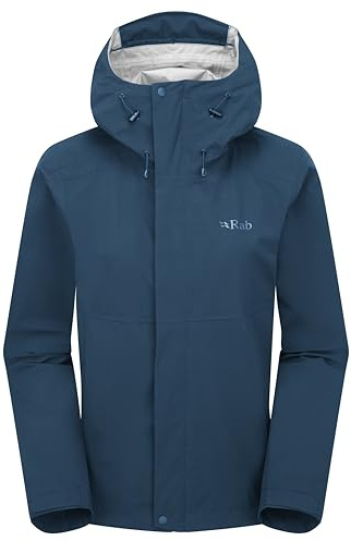 Rab Firewall Jacket Women | Leichter Regenmantel mit Kapuze zum Klettern & Wandern