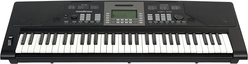 Woodbrass KBA300 Clavier arrangeur pour débutant - Ludique, Accessible avec mode apprentissage interactif - Idéal pour joueur de clavier amateur : Parfait pour apprendre et créer