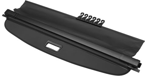 Motoforti Kofferraum ausziehbare Laderaumabdeckung für Peugeot 3008 2009-2019 Heckklappenregal Gepäcksicherheitsabdeckung Schattendeckel mit zusätzlicher Leinwandabdeckung