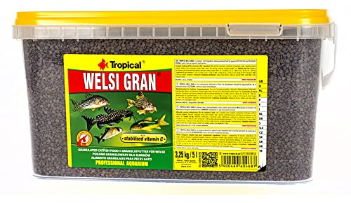 WELSI GRAN 5L / 3,25kg - Granuli multi-ingrediente ad affondamento rapido per pesci di fondo