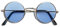 Novelty-BA366 Bristol Novelty BA366 Lunettes John Lennon, Bleu, Adulte Unisexe, Uni, Taille Unique