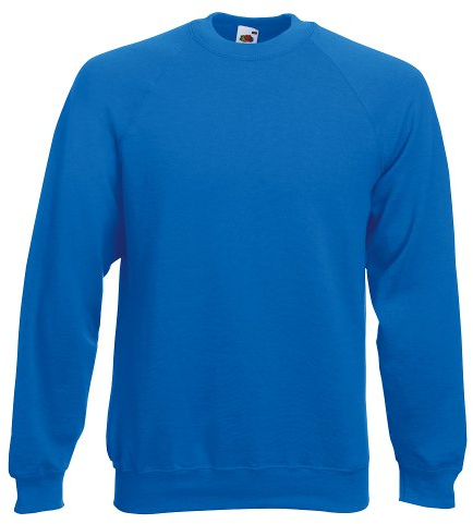 Fruit of the Loom - Sweatshirt 'Raglan Sweat' XXL,Royal