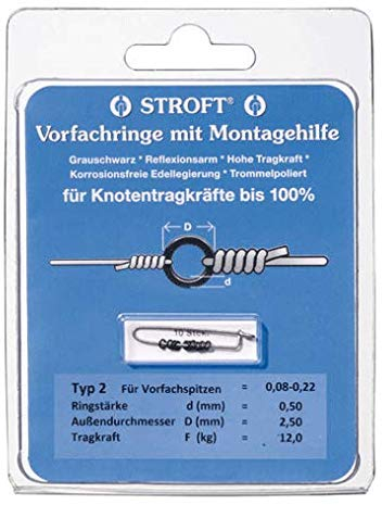 WAKU Stroft Vorfachringe Typ 1 mit Montagehilfe 8kg
