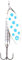 Ron Thompson Blinker Salmon Spinner - 30G - 30, per Unit, Silver Blue, 02, 10