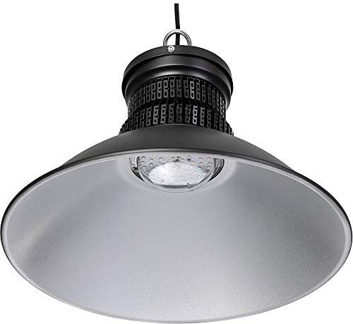 August Müller Lichttechnik AG LED Hallenbeleuchtung AML®HBB 60W Hallenstrahler im Retrodesign matt schwarz, 6.600lm, 2.700K warmweiß, Lumileds Marken LED Chips
