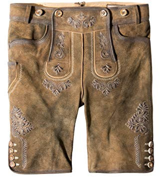 Stockerpoint Herren Beppo4 Trachtenlederhose, Havanna gespeckt, 50