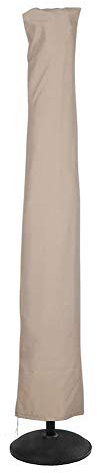 LZQpearl Funda Impermeable Sombrilla, Tela Oxford A Prueba De Rasgaduras Resistente Cubierta para Sombrilla Voladiza Extra Grande, Impermeable, A Prueba De Viento, Anti-UV (Beige,262 * 89CM)