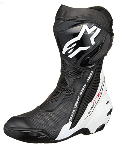 Alpinestars Supertech R Stivali moto (Black/White,39)