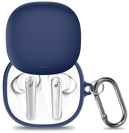 Compatible with Anker Soundcore Liberty Air 2 Pro Case, Giaogor Silicone Case Cover Easy Carrying Protective Case Cover Compatible with Anker Soundcore Liberty Air 2 Pro (Blue)