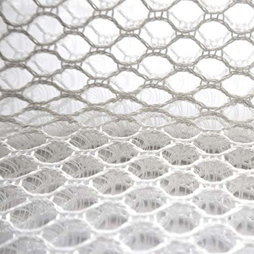 Ch.Cabanski Abstandsgewirke - Air Mesh - 3D Netzwergewirke 10mm Weiß 410g/m² | 120x200cm | Grundpreis pro qm: € 16,75