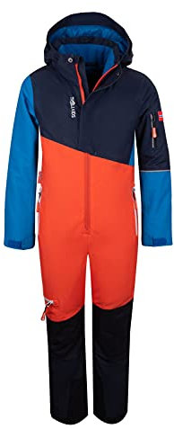 Trollkids Kids Hallingdal Snowsuit 152, flame orange
