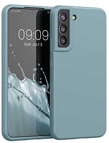 kwmobile Handyhülle für Samsung Galaxy S22 Plus Hülle - Case Silikon - Kabelloses Laden - Schutzhülle Cover in Antique Stone