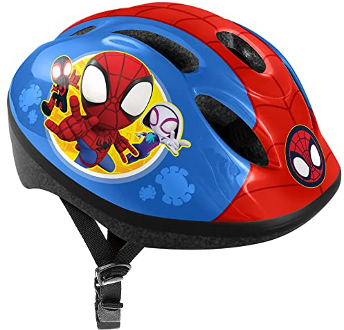 STAMP Boys Bicycle Helmet S Spidey, RED Blue, S