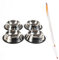 4 Pièces Gamelle Chat INOX,Bol pour Chat,Bol Chat,Gamelle pour Chat + Jouet pour Chat