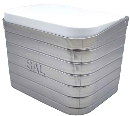 AC – Saleros Modelo Original - Fabricado en Plástico - Apto para Uso Tanto como salero y azucarero Cocina - 10,2 x 14,5 x 10,3 cm – Color Gris