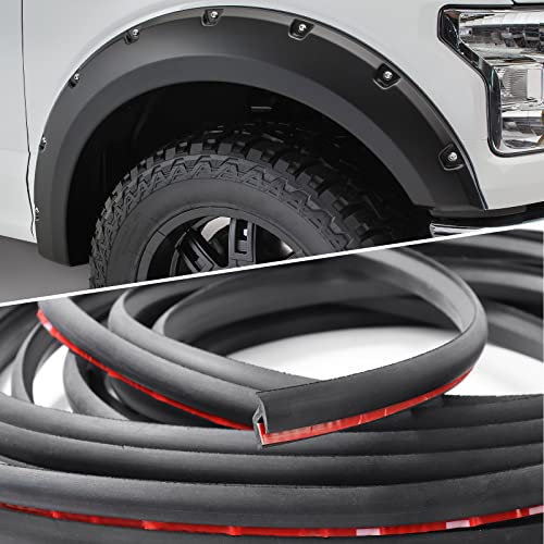 Kotflügelverbreiterung, Kotflügelverbreiterung, EPDM-Gummidichtung für Auto und LKW, Gummidichtung für Kotflügelverbreiterung, universell, haftet mit selbstklebendem Klebeband in Automobilqualität,