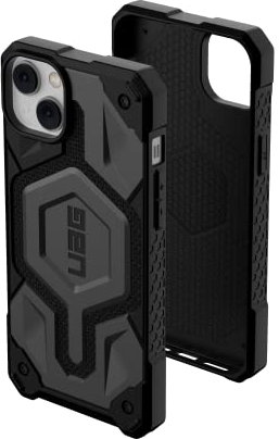 URBAN ARMOR GEAR UAG Designed for iPhone 14 Plus Case Kevlar Silver 6.7 Monarch Pro Built-in Magnet Compatible with MagSafe Charging Rugged Shockproof Dropproof Premium Protective Cover