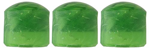 SPYMINNPOO 3 teiliges Potentiometer Drehknopf, Gitarrenknöpfe aus Kunststoff E-Gitarren Knopf Potentiometer Controller Musikinstrumente Zubehör Kit(Grün)