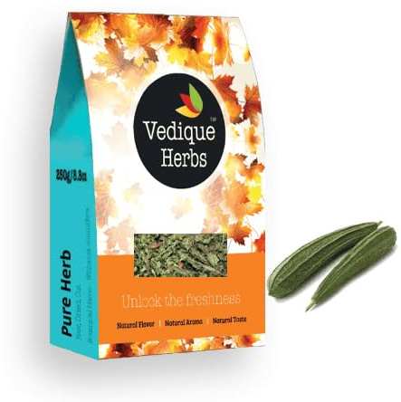 VEDIQUE HERBS Patola (Trichosanthes dioica) - 250g (8.8oz) | Raw, Crude, Dried | T-Cut | Premium Grade