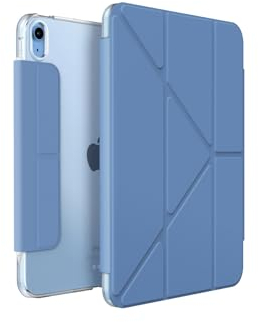 Uniq Camden Antimikrobielle Hülle für Apple iPad Air (2022/20) 10,9 Zoll, Northern Blue