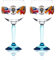 BestPlug 2 Stück Original Bombay Saphire Gin Glas Gläser Ballonglas Ballongläser mit Stir Creativity Logo