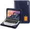 Broonel - Contour Series - Blue Heavy Duty Leather Protective Case - Compatible With Acer Chromebook Spin 512 12