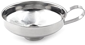 Entonnoir de mise en conserve pour la cuisine, entonnoir à large goulot en acier inoxydable | Entonnoir de grand diamètre pour fuite d'huile, confiture, gadget de cuisine, petit