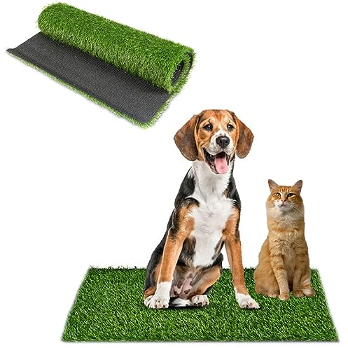 Toilette per cani in erba, 50x 80cm Toilette per cuccioli,Erba artificiale durevole,Toilette per cani in erba sintetica,Toilette per cuccioli in erba,toilette per cani di piccola taglia e anziani