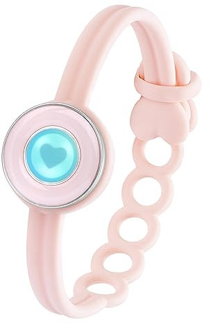 TOTWOO Pärchenarmbänder mit Vibration & Leuchten - Silikon Partnerarmbänder für Fernbeziehungen, Geschenk für Mutter-Tochter & Schwesternpaare zur Distanzberührung, Bunte Farben
