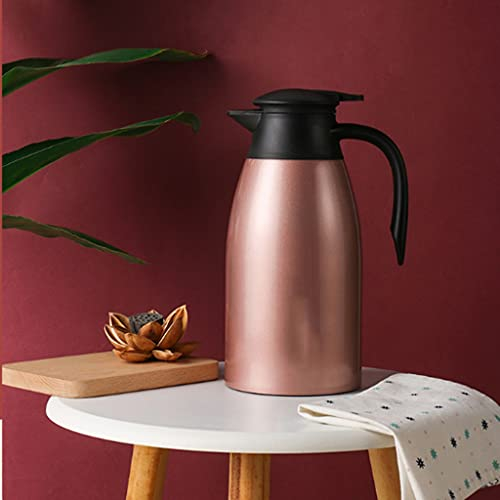Hervidor Jarra térmica de acero inoxidable de 2 litros con aislamiento al vacío, jarra térmica con aislamiento de doble pared para el hogar, café, zumo, leche, té, bebidas, termo Commemoration Day