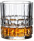 Bicchiere di cristallo per la casa, creativo, classico, bar, whisky, set di bicchieri da birra e brandy, tazza quadrata con diamante (240 ml)
