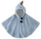 Lifup Cape à Capuche pour Enfant, Poncho Châle en Plein Air Chaud pour l'hiver,Veste à Capuche, Doux Chaud en Coton Veste de Hiver Épais Bleu Taille unique
