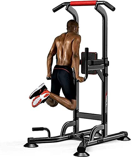 VejiA Home Gym Tower Bodybuilding Verstellbare Power Tower Bar Dip-Ständer Reckstangen und Barren Klimmzüge für den Haushalt Multifunktionale Squat Racks Home Krafttr
