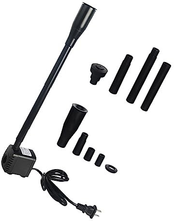 1 Satz Tauchpumpe Für Fischbecken Wasserpumpe Teich Vogeltränke Pumpe Aquarienbedarf Brunnenpumpe Umwälzpumpe Pumpe Für Gartenbrunnen Abs Aquarium Miniatur