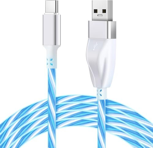 Vofolen USB C Charger Cable 5FT(1.5M) 60W Type C Cable Fast Charging Lead Braided USB A to USB C Phone Charger Cord for Samsung Galaxy S24 S23 Note 10 Huawei P9 Pixel 7 iPad Switch PS5 Blue