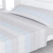 Liniva Home Juego de Sábanas Estampadas de Verano Algodón/Poliéster (Cama 150cm (1 Almohada), Bellagio-Gris)