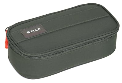 LÄSSIG Bold Schlampermäppchen Stiftemäppchen Federmäppchen/School Spacy Pencil Case Bold Dark Olive