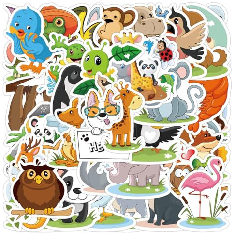 Tiere Aufkleber Kinder