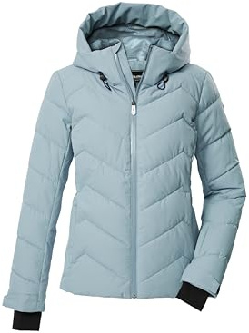 Killtec Damen Ksw 31 Wmn Ski Qltd Jckt Skijacke/Steppjacke/Funktionsjacke in Daunenoptik mit Kapuze und Schneefang