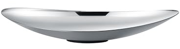 Blomus Schale -ONDEA- | Schüssel aus Edelstahl | Farbe Edelstahl poliert | Größe S 28Lx34Bx5H cm | Obstschale mit schön geschwungener Silhouette