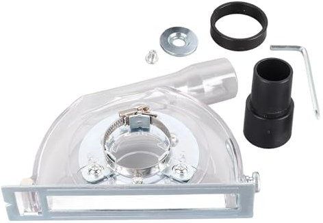 Dust Shroud Angle Grinder Dust Cover Cutting Dust Cover Grinding Shroud for 100/125/150mm Angle Grinder, recoge polo amoladora Transparent PC, dust shroud for angle grinder 4.5 for 100/125/150mm Angle