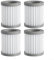 Lot de 4 filtres de rechange pour aspirateur robot Lefant M320/M320G, filtre de rechange robuste pour robot aspirateur Lefant M320/M320G