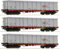 Roco 6600121 H0 3er-Set Offene Güterwagen der ÖBB