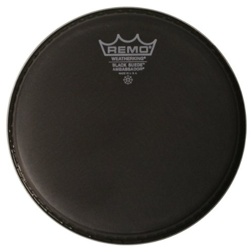 Remo Schlagzeugfell Ambassador Black Suede – 6 – BA-0806-ES