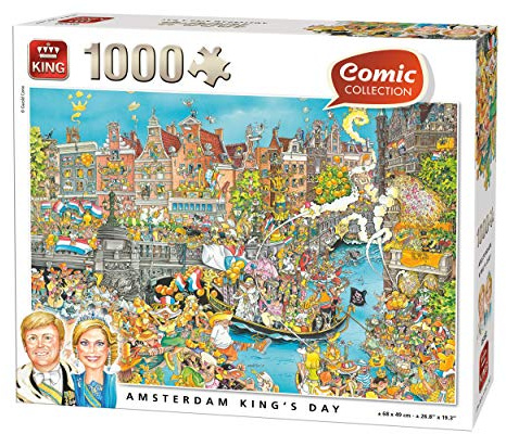 King Puzzle 1000 Teile Königstag Amsterdam