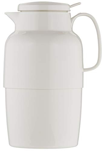 Helios Mondo - Jarra de vacío de plástico, plástico, Blanco, 2.0 Litre